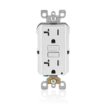 Leviton GFTR2 20 Amp SmartlockPro® GFCI Receptacle/Outlet, Tamper-Resistant
